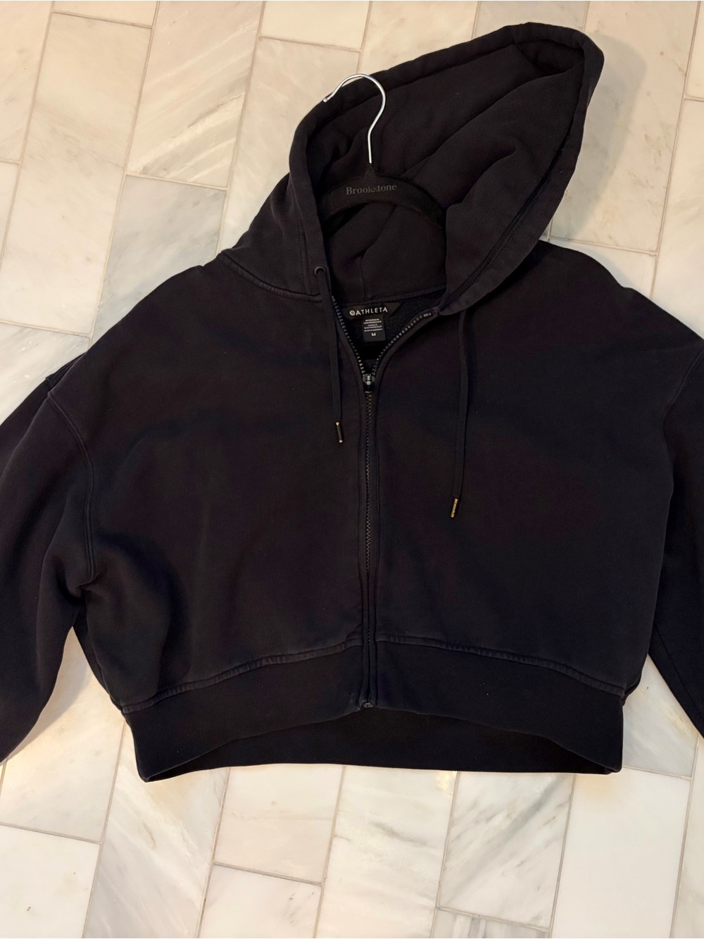 Athleta forever fleece full zip hoodie